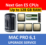 Mac Pro Late 2013 6,1 CPU/Memory/SSD Upgrade Service