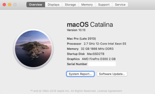 E5-2697 v2 12-Core 2.7GHz Xeon CPU Mac Pro 6.1 Late 2013 Upgrade