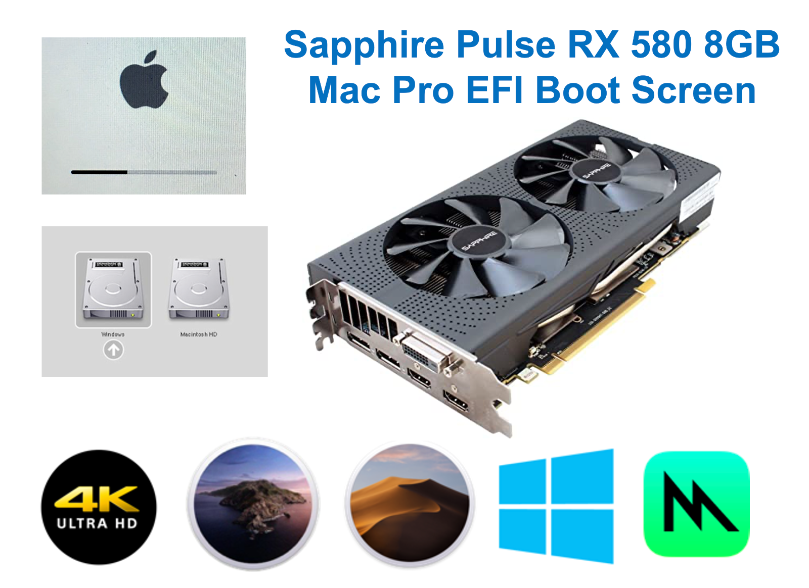 SAPPHIRE Pulse Radeon RX 580 **8GB** GDDR5 Graphics Card | eBay