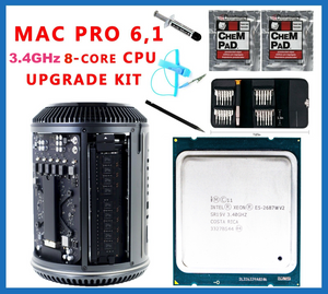 Apple Mac Pro 6.1 Late 2013 3.4GHz E5-2687w v2 8-Core Xeon CPU Upgrade kit