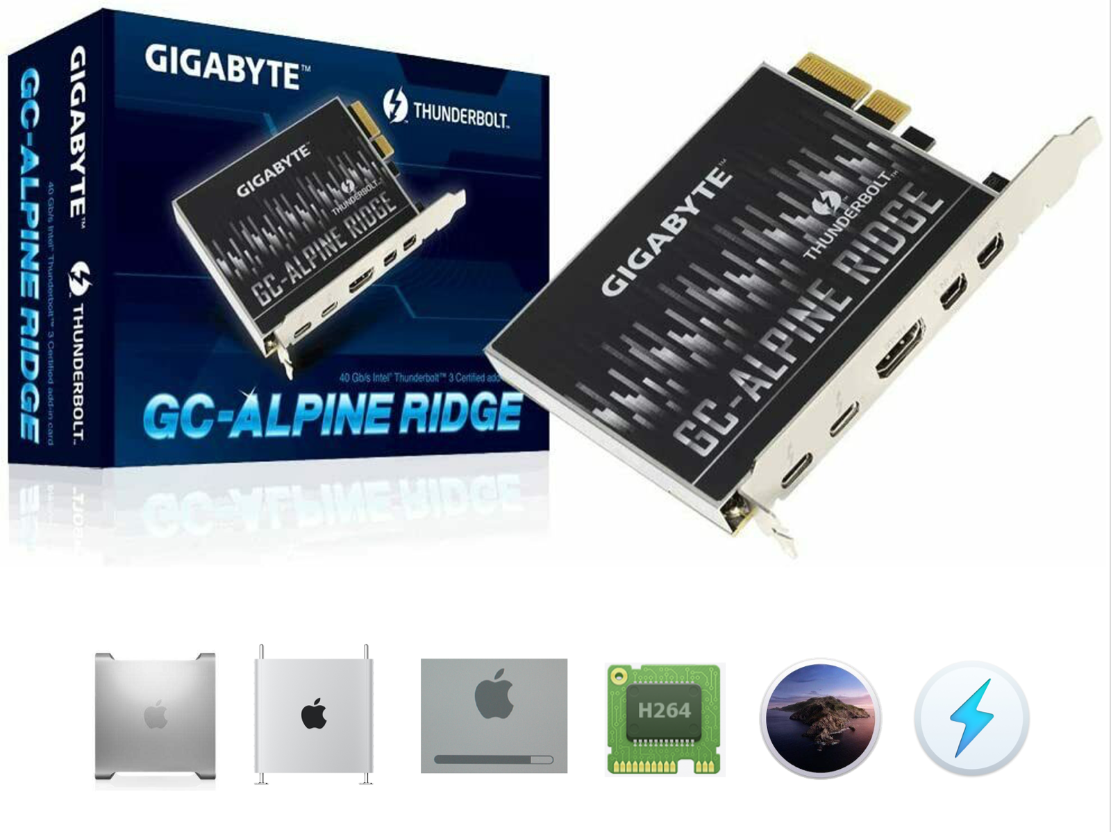 Gigabyte GC-Titan 2024 Ridge 2.0 Thunderbolt 3 USB-C 3.2