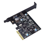 USB 3.1 10Gbps PCIe Adapter Type-C Type-A Mac Pro 5,1 4,1