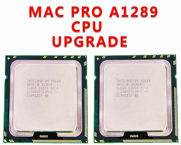 Matched Pair 12 Core 3.33GHz XEON X5680 CPU Processor 2010 2012 Mac Pro 5,1
